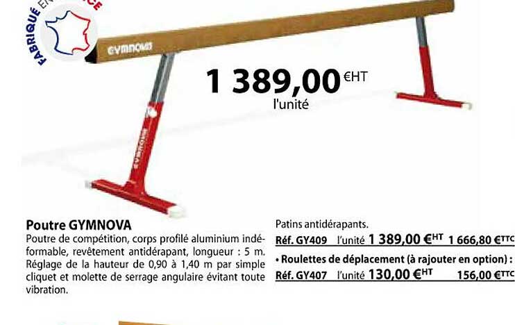 poutre gymnova