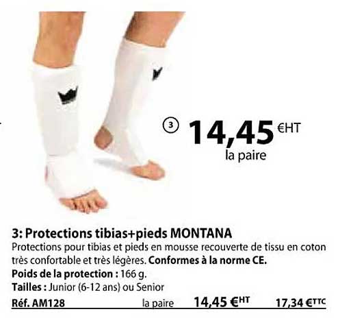protections tibias + pieds montana