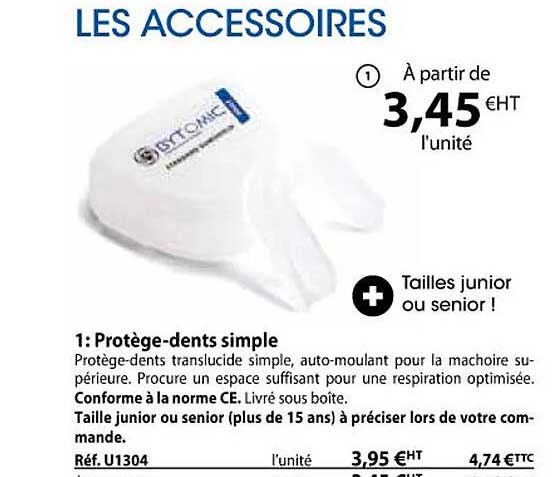 protège-dents simple