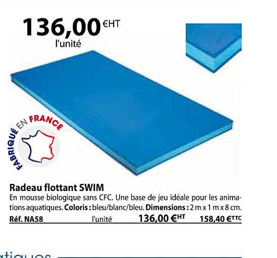 radeau flottant swim