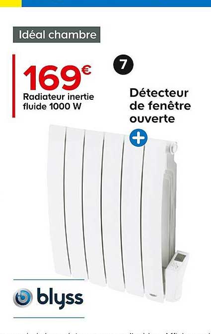 radiateur inertie fluide 1000 w blyss