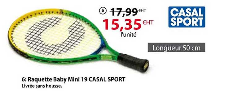 raquette baby mini 19 casal sport