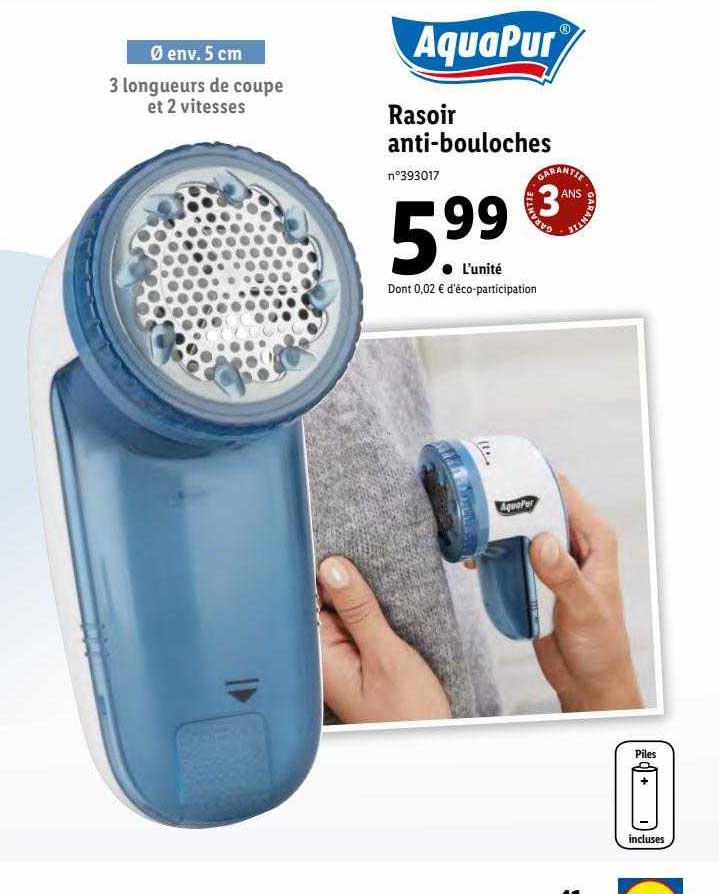 Rasoir Anti-bouloches Aquapur