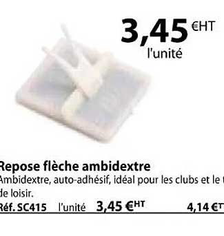 repose flèche ambidextre