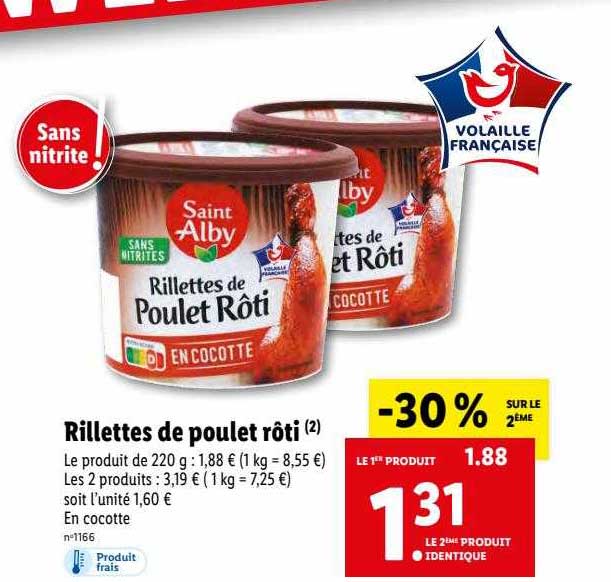 rillettes de poulet rôti saint alby