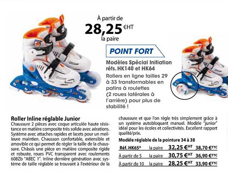 roller inline réglable junior