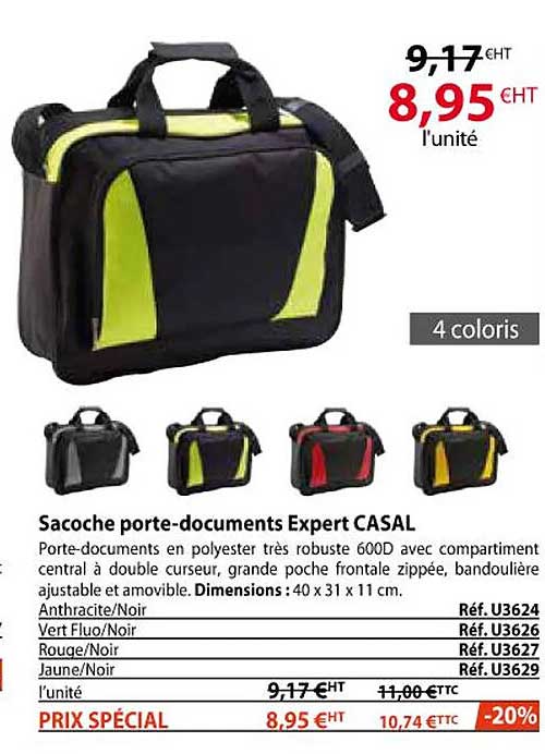 sacoche porte-documents expert casal