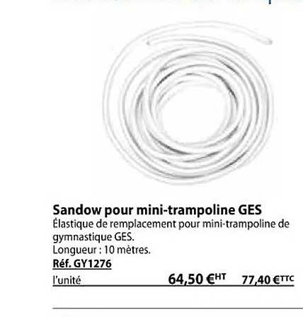 sandow pour mini-trampoline ges