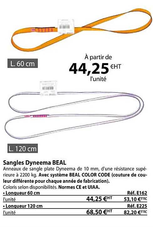 sangles dyneema beal