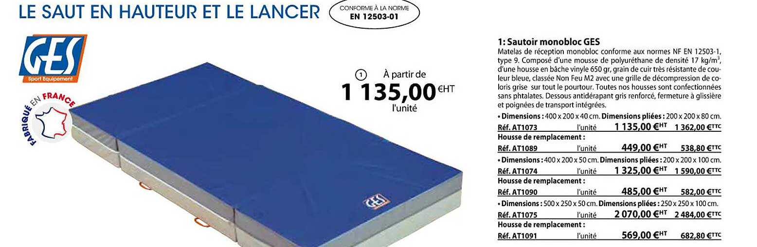 sautoir monobloc ges