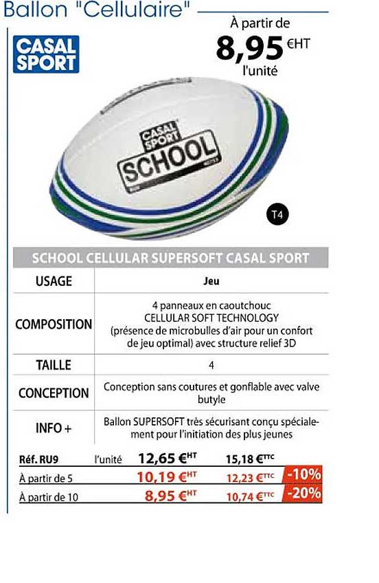 School Cellular Supersoft Casal Sport