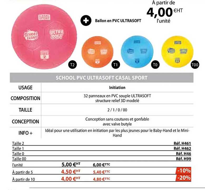 school pvc ultrasoft casal sport
