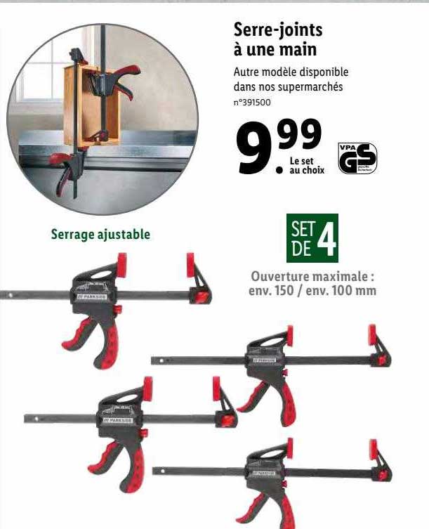 serre-joints à une main