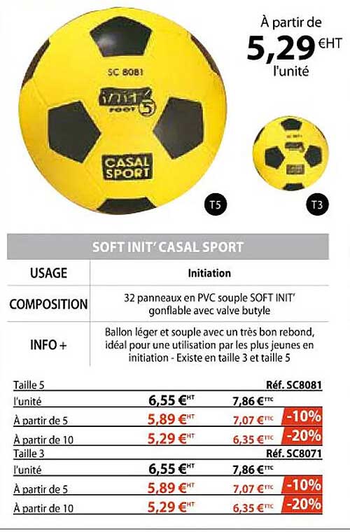 soft init' casal sport