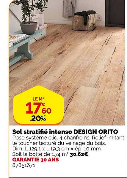 Sol Stratifié Intenso Design Orito