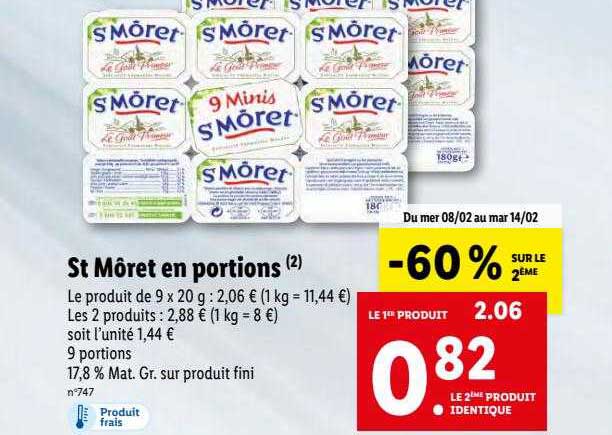 st môret en portions