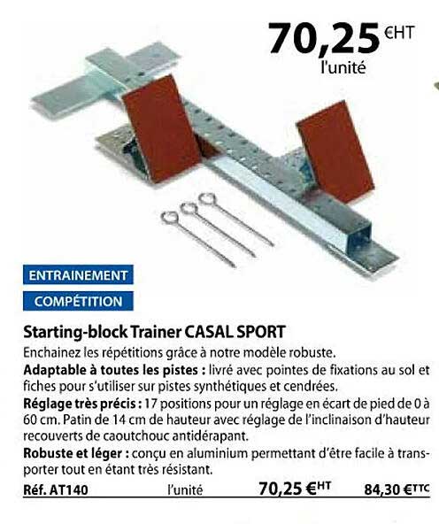starting-block trainer casal sport
