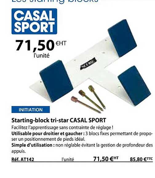 starting-block tri-star casal sport