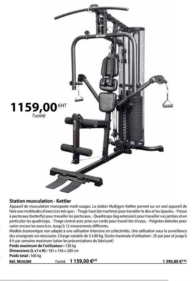 station musculation - kettler