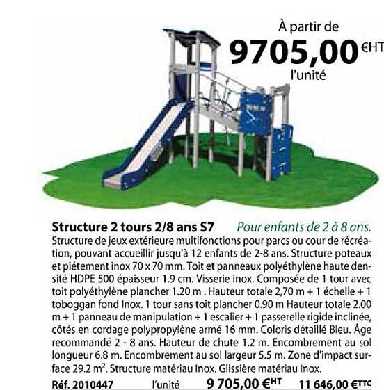 structure 2 tours 2-8 ans s7