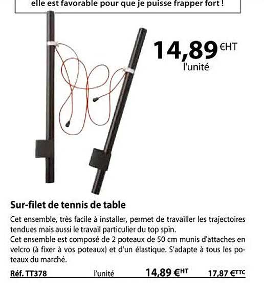 Sur-filet De Tennis De Table