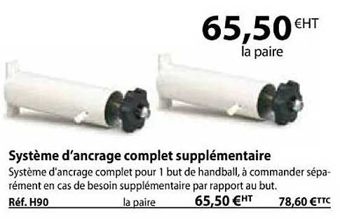 système d'ancrage complet supplémentaire