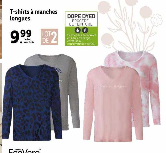 t-shirts à manches longues