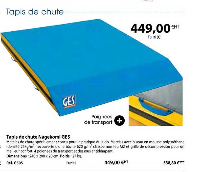 Tapis De Chute Nagekomi Ges