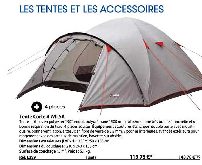 tente corte 4 wilsa