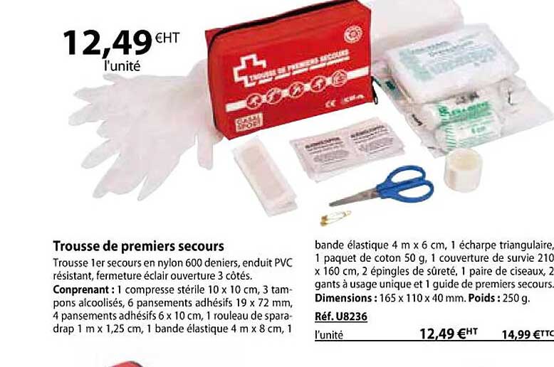 trousse de premiers secours