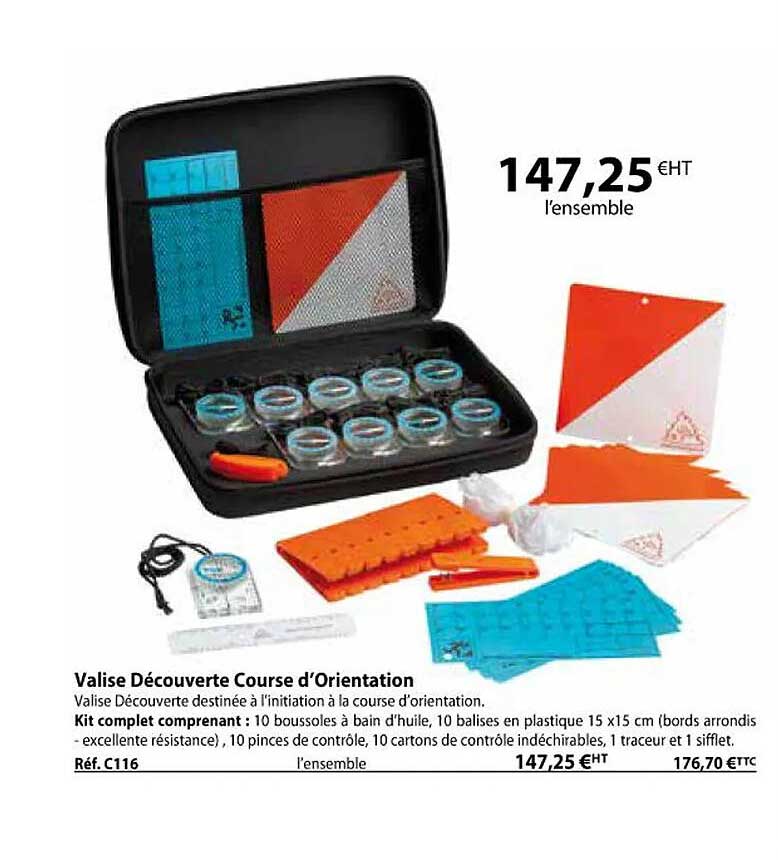 valise découverte course d'orientation