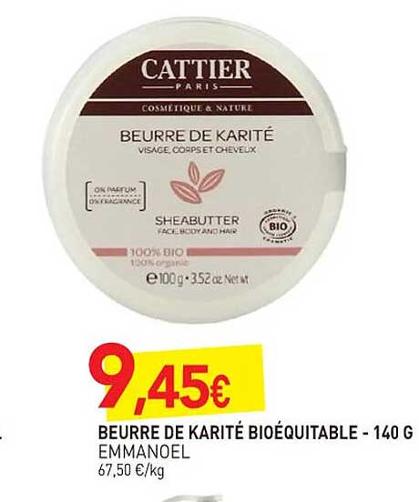 beurre de karité bioéquitable emmanoel