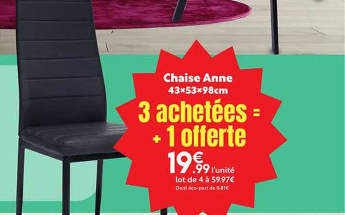 Chaise Anne 43 X 53 X 98 Cm