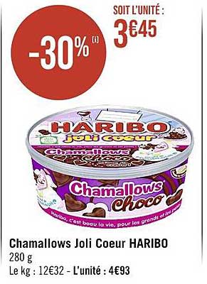 Chamallows Joli Cœur Haribo