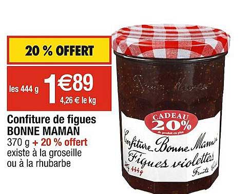 confiture de figues bonne maman