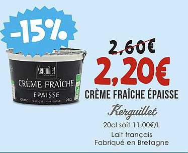 Crème Fraîche épaisse Kerguillet