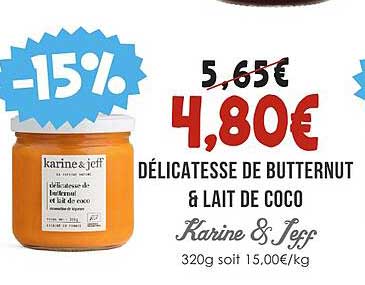 Délicatesse De Butternut & Lait De Coco Karine & Teff