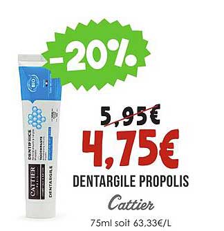 dentargile propolis cattier