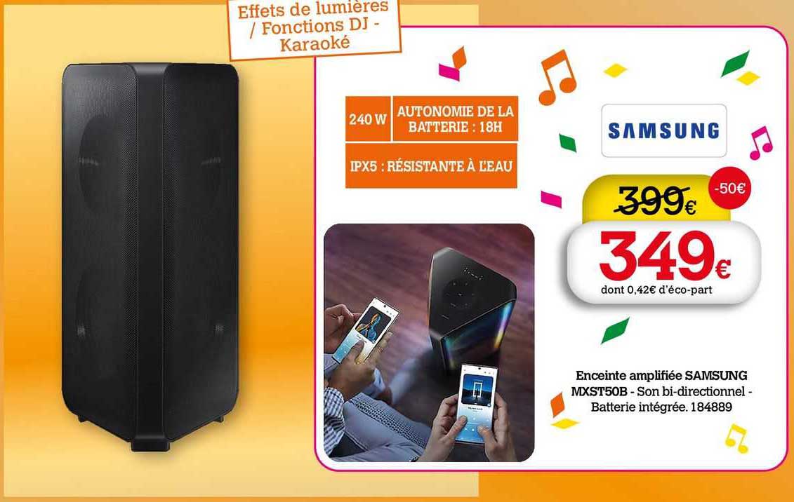 enceinte amplifiée samsung
