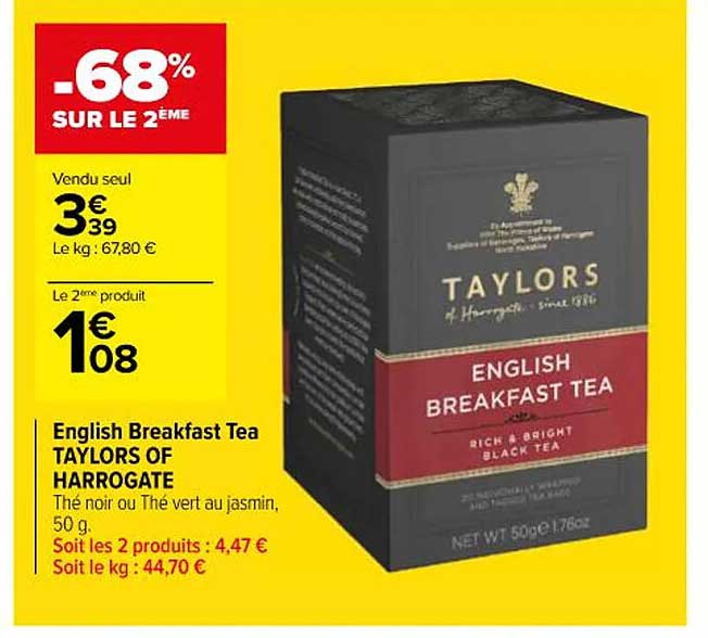 english breakfast tea taylors of harrogate