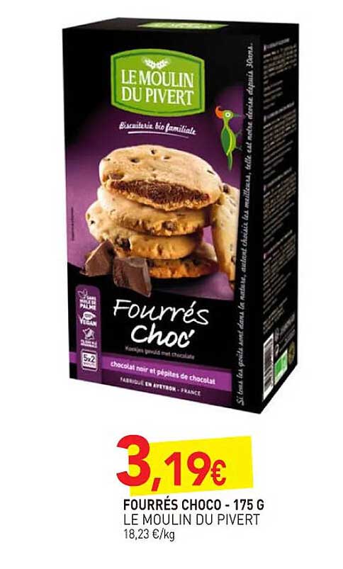 fourrés choco le moulin du pivert