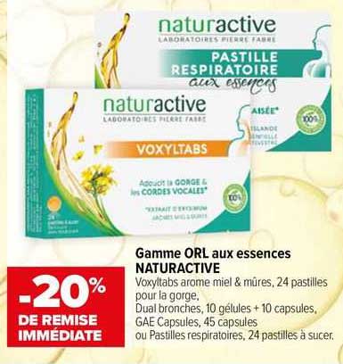 gamme orl aux essences naturactive