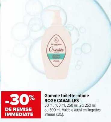 gamme toilette intime roge cavaillès
