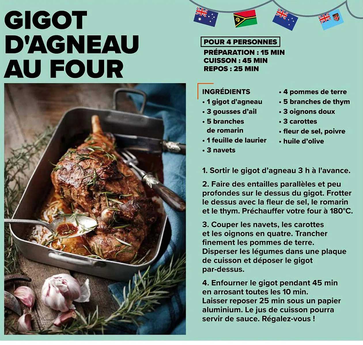 gigot d'agneau au four