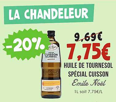 huile de tournesol spécial cuisson émile noël