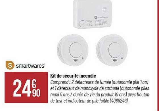 kit de sécurité incendie smartwares