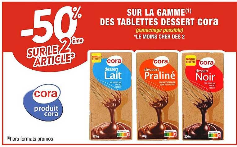 La Gamme Des Tablettes Dessert Cora