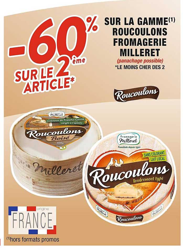La Gamme Roucoulons Fromagerie Milleret
