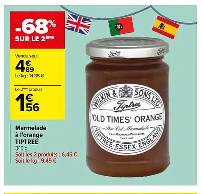 marmelade à l'orange tiptree