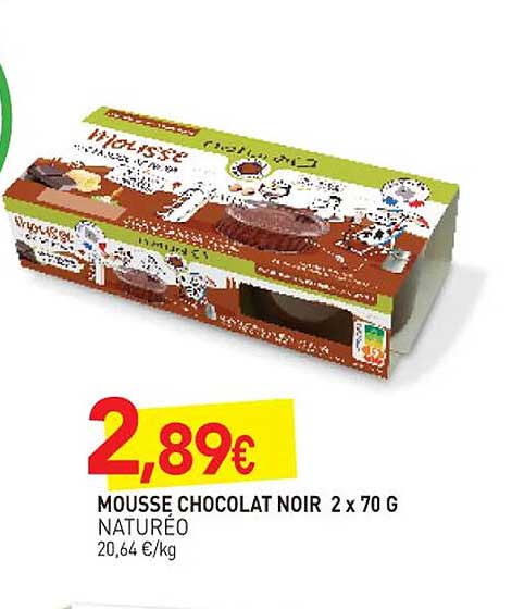 Mousse Chocolat Noir Naturéo